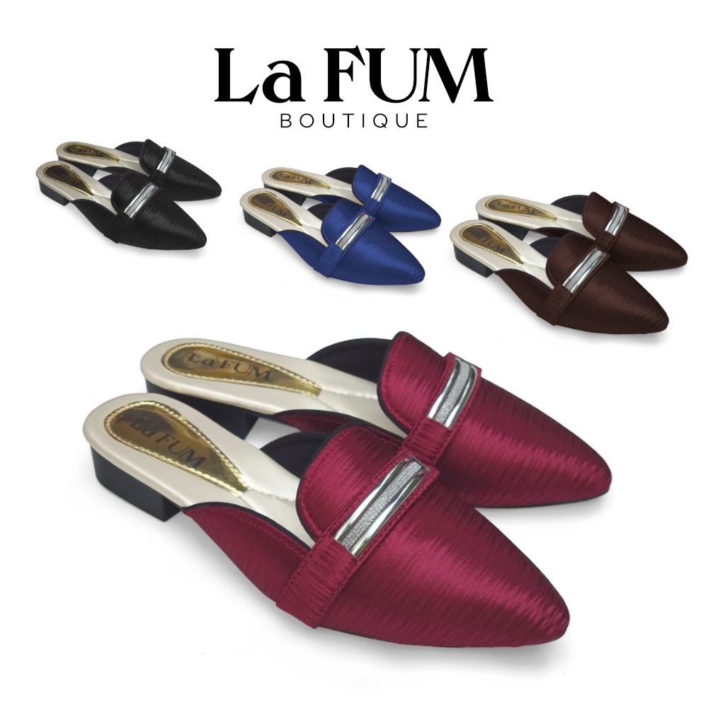 Sandal Mules Sterling Silver Wanita by La FUM