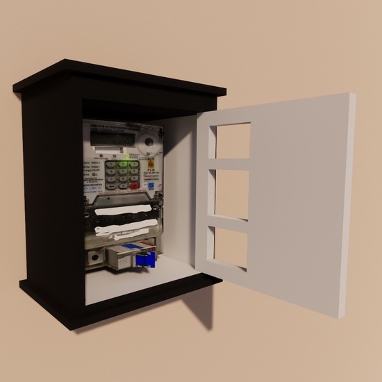 [ BoxMood ] Box meteran listrik PLN