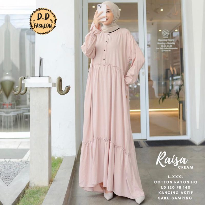 RAISA  MAXY JUMBO LD 120 cm DRES TERBARU BY DnD