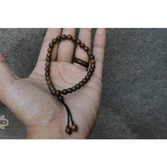 Gelang Tasbih Kayu Gaharu ASLI Grade A