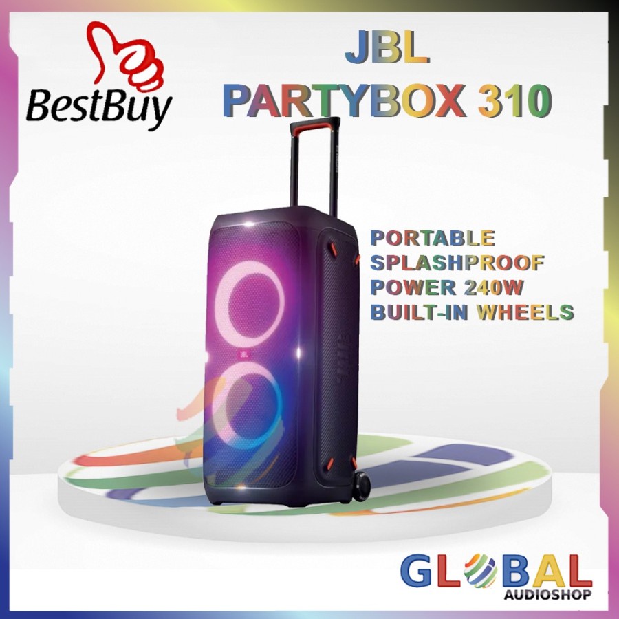 JBL PARTYBOX 310 Speaker Bluetooth Portable Serbaguna Original Party Box