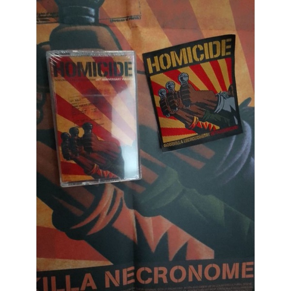 Kaset pita Homicide + patch + poster