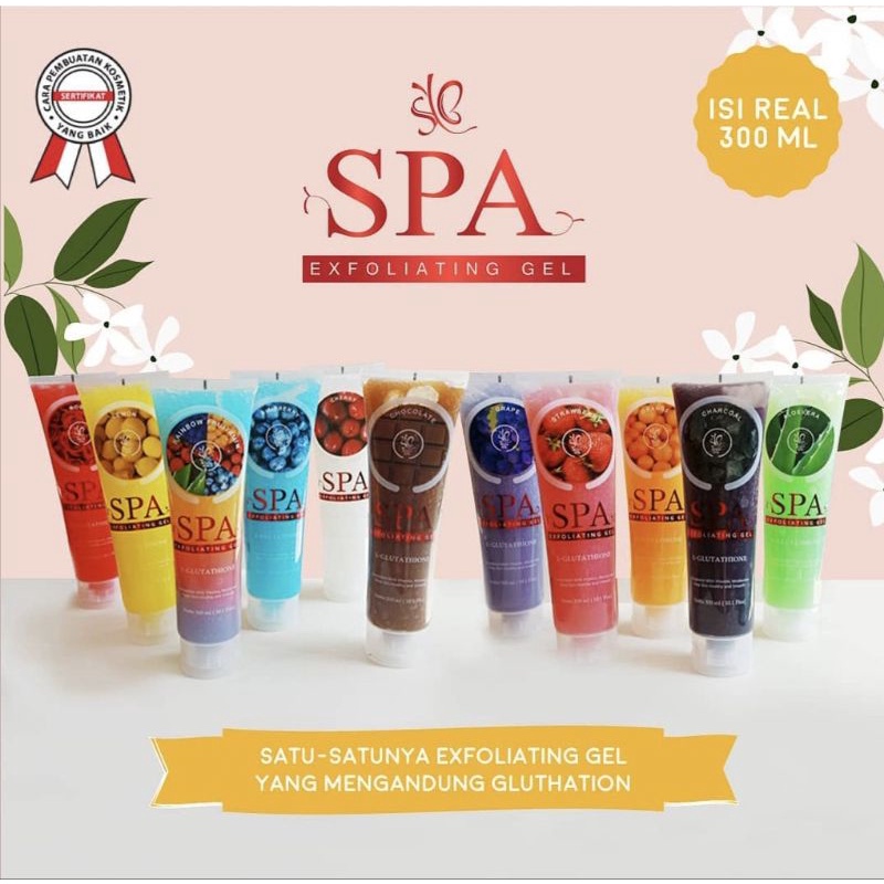 SYB SPA GEL / SYB BODY PEELING GEL / ORIGINAL DAN BPOM