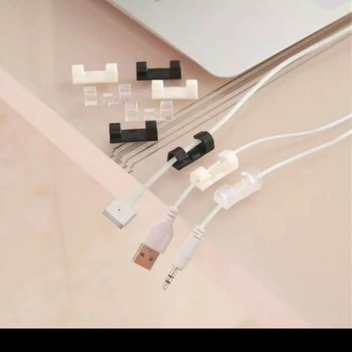 20 pcs Klip Kabel Cable Line Organiser