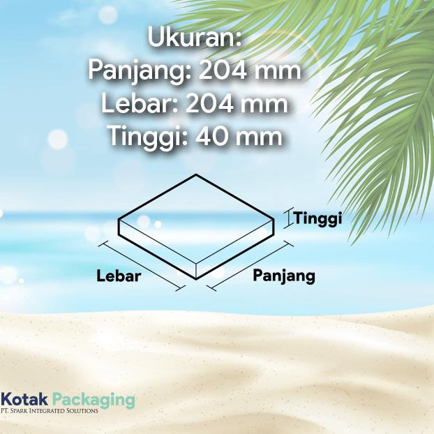 

Kardus Kotak Pizza 20 x 20 x 4 cm Kraft Cokelat Karton Kemasan Box