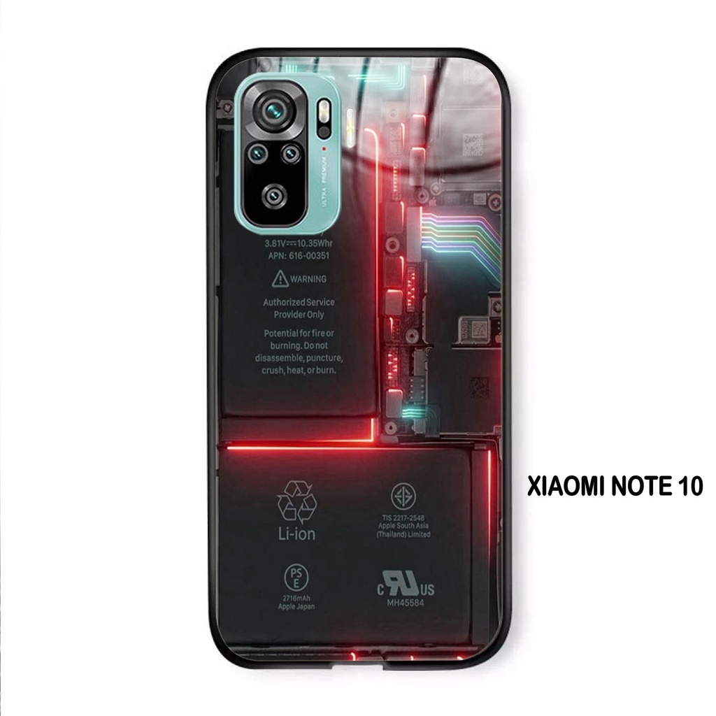 Softcase Kaca XIAOMI REDMI NOTE 10  - Case Handphone XIAOMI REDMI NOTE 10 [T15]