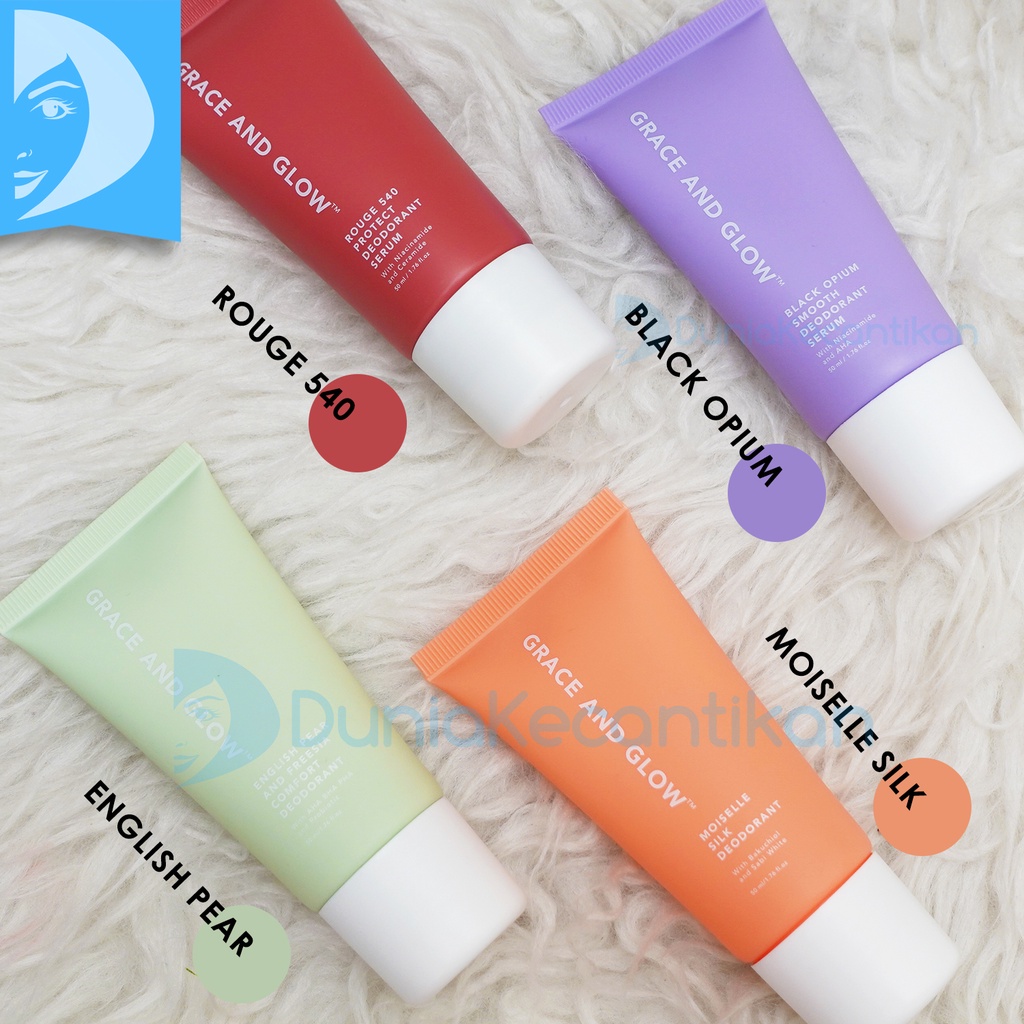 Grace and Glow Deodorant Roll On Serum Protect Deo Penghilang Bau Badan Grace &amp; Glow Deo BPOM Pemutih Ketiak