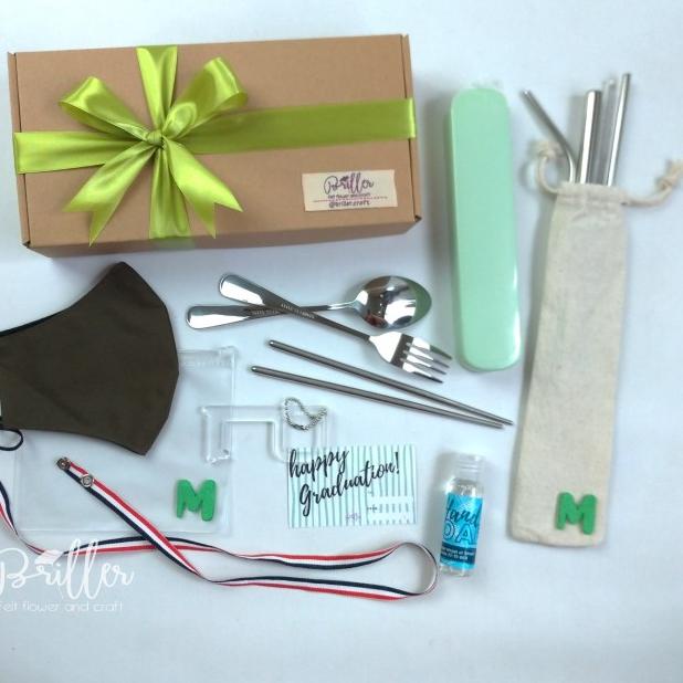 New Normal Kit - Birthday/Graduation Gift-Wedding/Event Souvenir-Basic - Biru