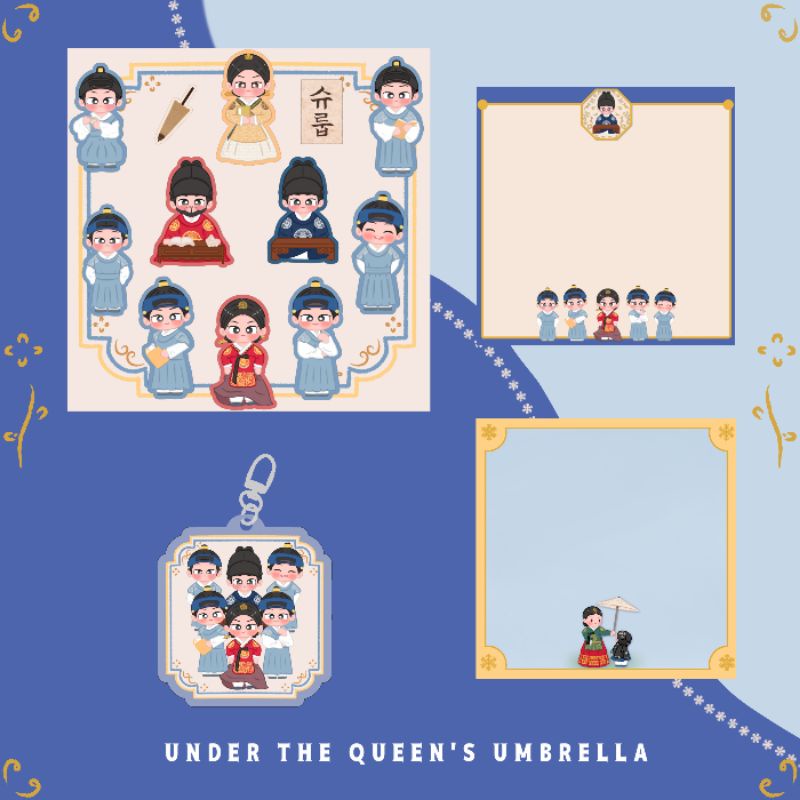 

UNDER THE QUEEN'S UMBRELLA MERCH KDRAMA | STICKER KDRAMA