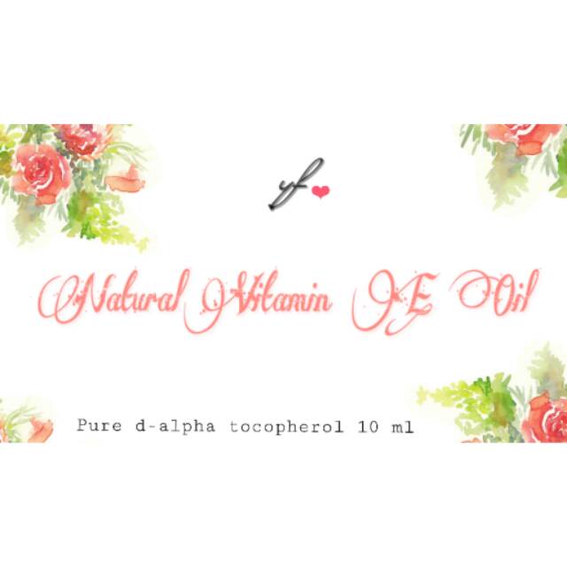 NATURAL VITAMIN E OIL - Pure d-alpha tocopherol