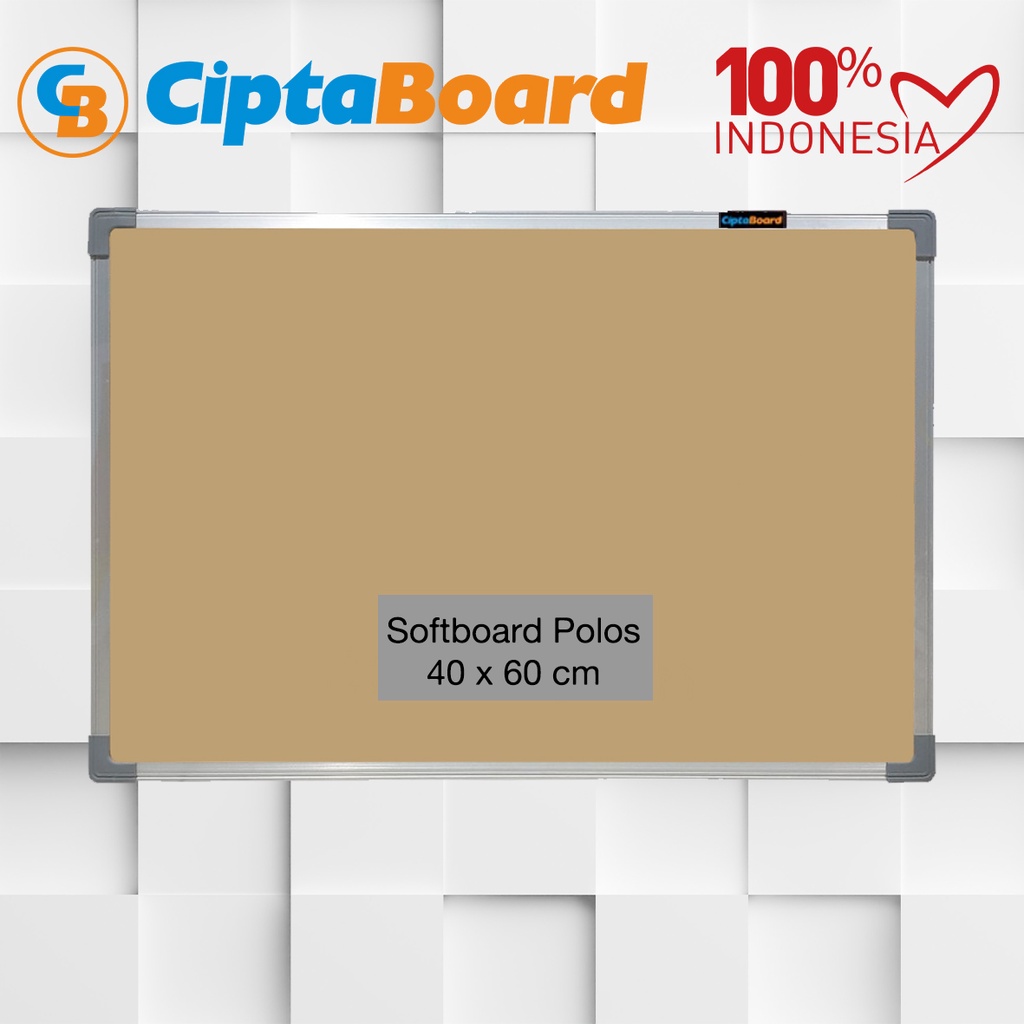 

Softboard / Cork Pin Board / Papan Mading Gantung Cipta 40 x 60 cm