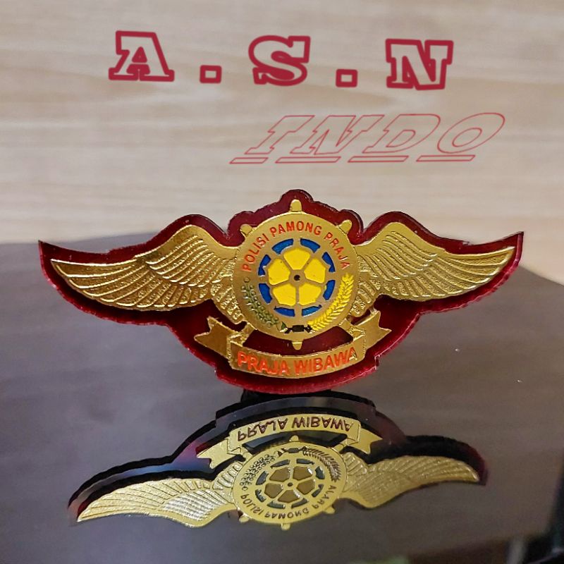 Lencana Pol PP Satpol PP Wing Satpol PP Pin Satpol PP
