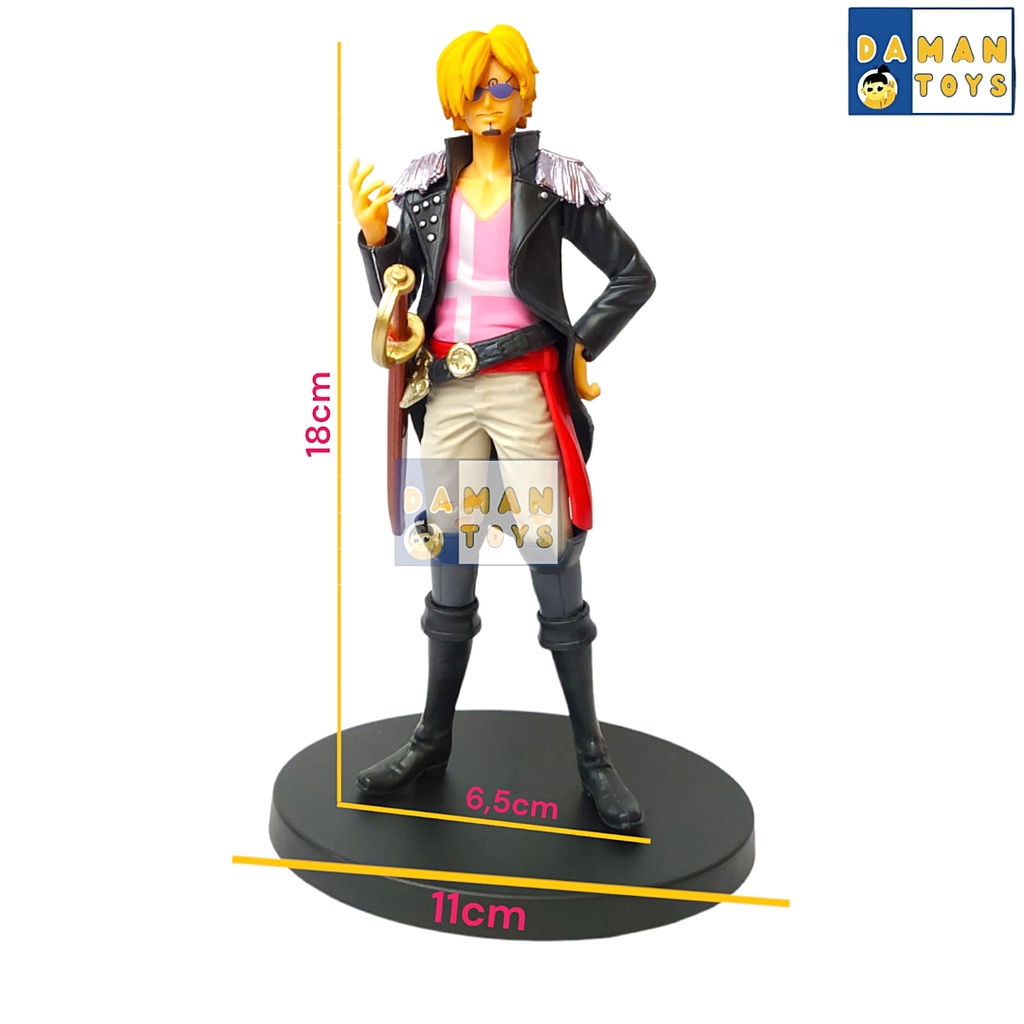 Action Figure One Piece Red dxf Grandline Uta Sanji Shanks Lufy Luffy Zoro Roronoa Pajangan Anime