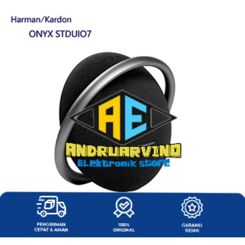 Harman Kardon Onyx Studio 7 Portable Bluetooth Speaker Original - Black