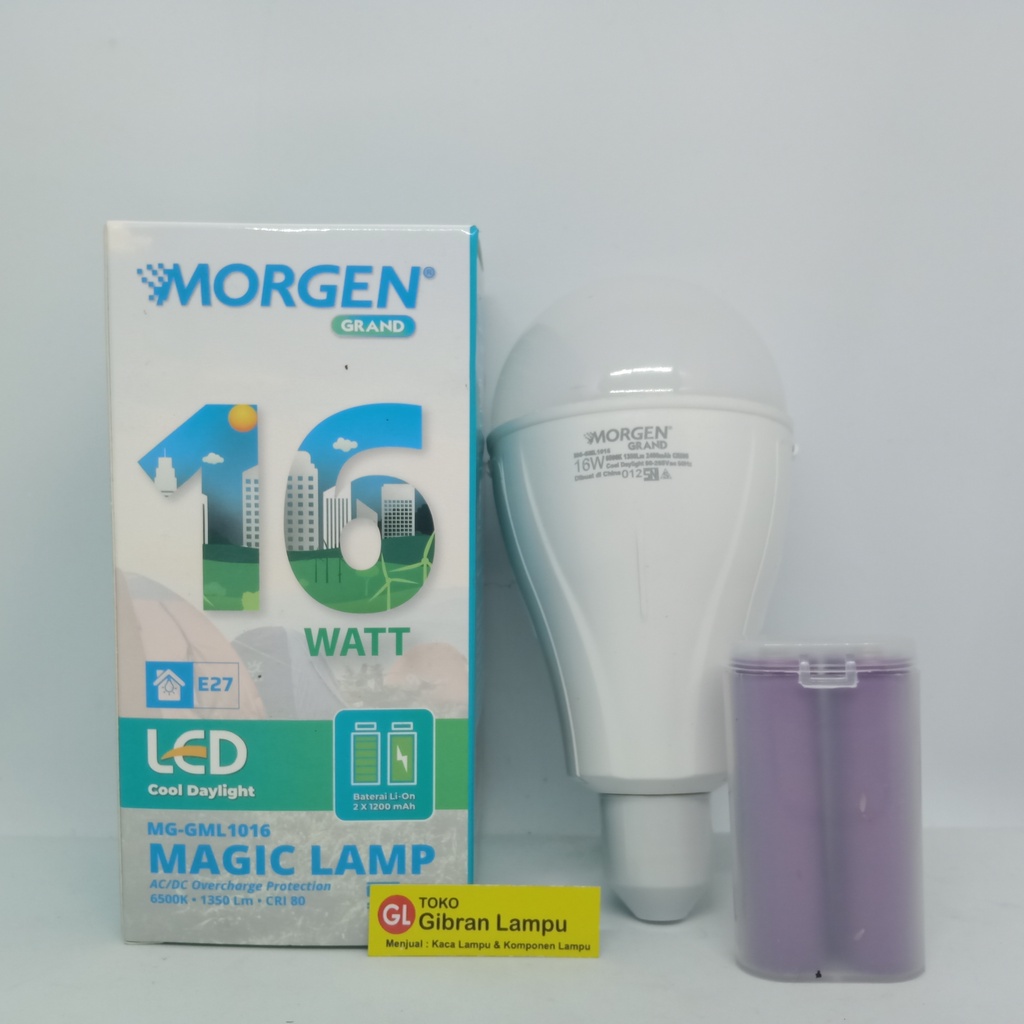 LED Volto Morgen Frozen Emergency Berbagai Merk - Lampu Bohlam Darurat Rechargeable Cas