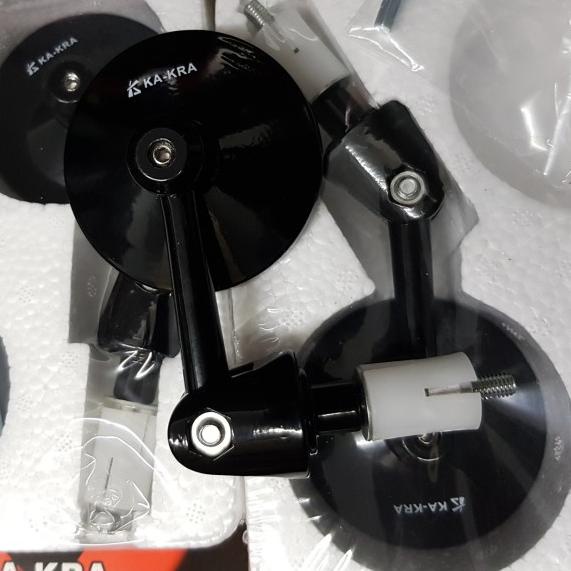 Spion Jalu Lipat Bar End Nmax Aerox PCX Vario Xmax Vesps KaKra - Hitam