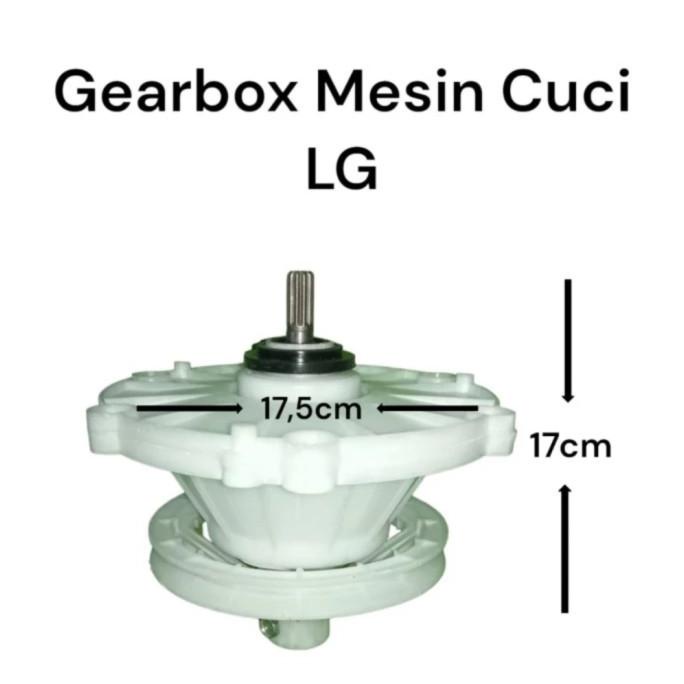 jual Gearbox Mesin Cuci LG 2 Tabung Gir 11 Kapasitas 14 kg