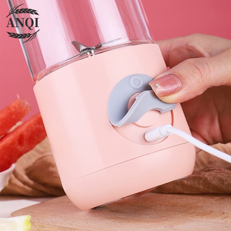 ANQI 1888 Blender Juicer Juicer Portable Mini Juicer 500ML Botol Juice Cup USB Blander VS-1852