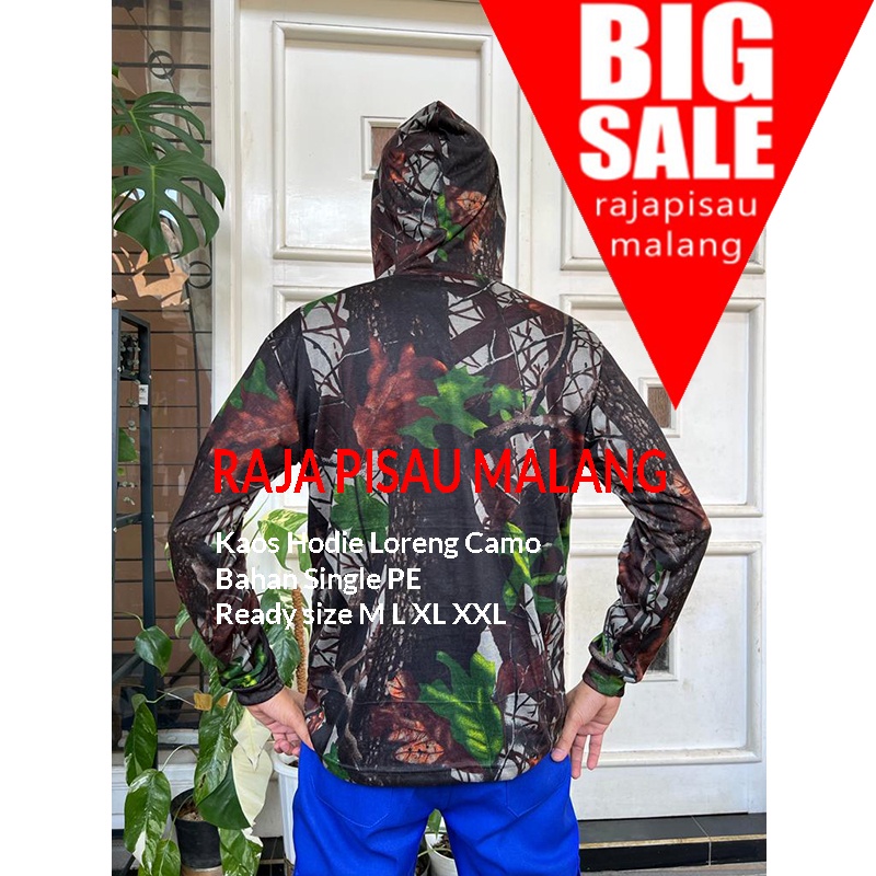 KAOS LORENG CAMO HODIE PERBAKIN