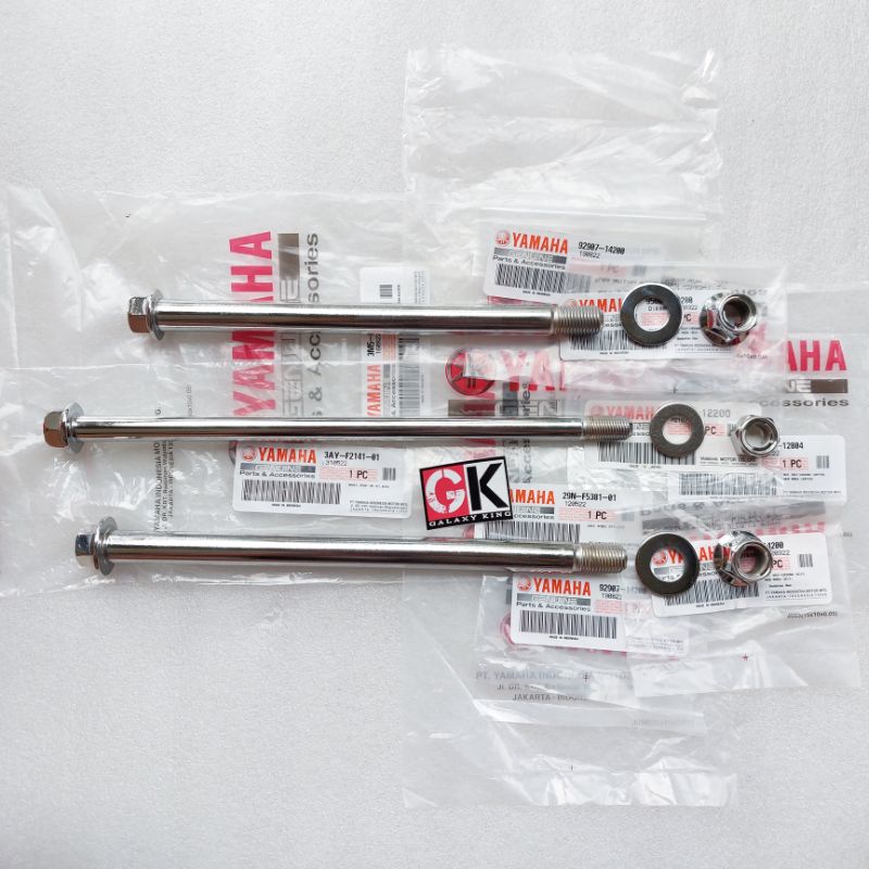 AS ARM RODA DEPAN BELAKANG SET RX KING ORIGINAL CHROME