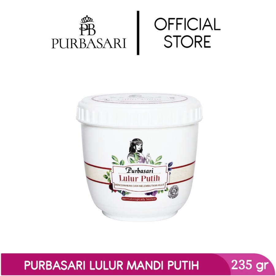 Purbasari Lulur Mandi 235gr Body Scrub Membuat Kulit Cerah Berkilau