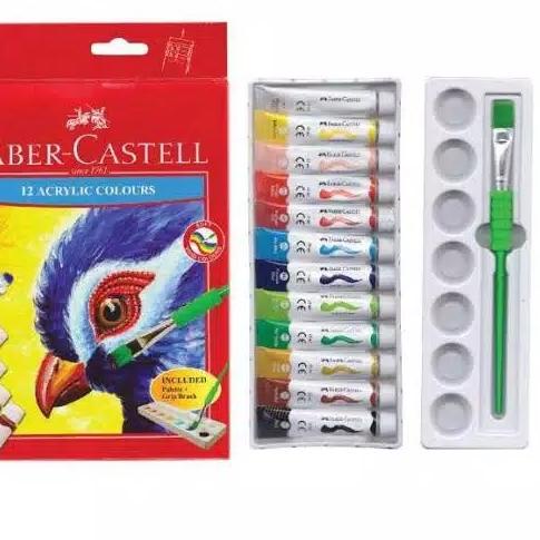 

Faber Castell Acrylic Colour Tube set 12 / Cat Akrilik