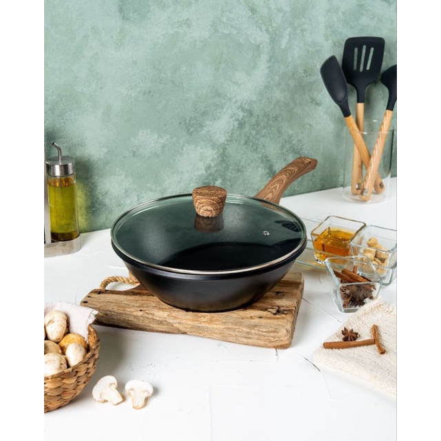 Debellin Premium Cookware Absolute Series Asian Wok 28 cm Preloved like new 99%