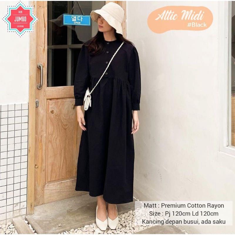 PROMO ALTIC MIDI DRESS RAYON JUMBO