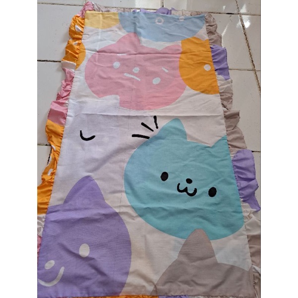 OBRAL SARUNG BANTAL CINTA RIJECK BAHAN