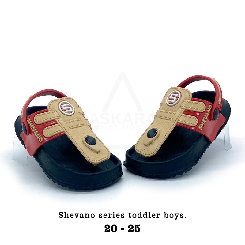 Sandal Jepit Anak Laki-laki Tali Belakang Terbaru 1 - 4 Tahun SHEVANO