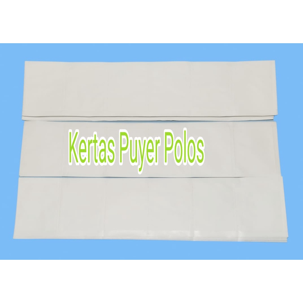 Kertas Puyer polos/bungkus obat kertas puyer