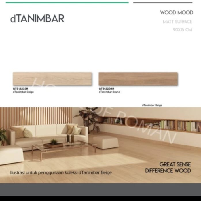 Roman Granit dTanimbar 90x15 GRADE A