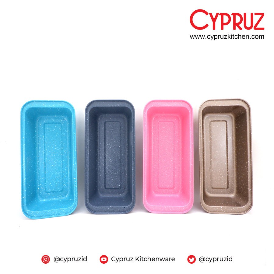 Cypruz AK-0680 Loyang Warna Warni Persegi 29.5 x 13 x 6 cm