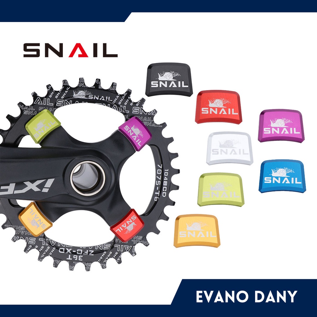 Baut Chainring Snail Kotak Single Mur Sepeda MTB Original