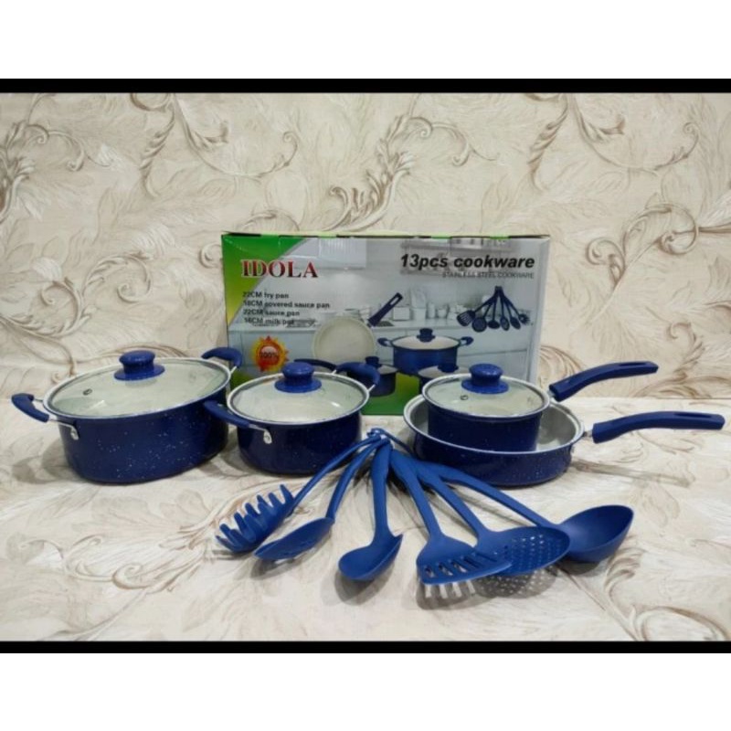Panci Set Cookware 13 Pcs idola