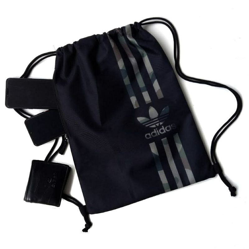 Tas Ransel Serut Pria &amp; Wanita Adidas Army Strips Edition