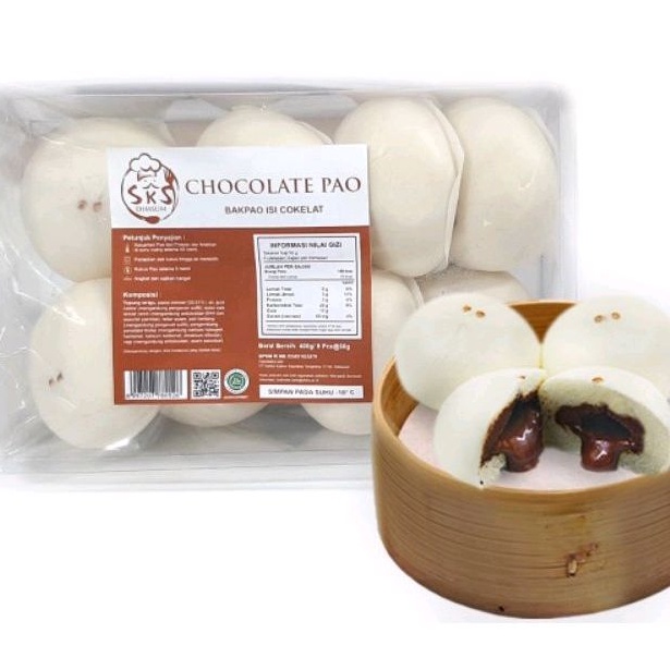 

Dimsum Bakpao Chocolate/ Cokelat Sks frozen food - isi 8 pcs