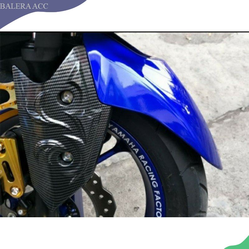 Cover spakbor depan Aerox 155 dan Aerox Connected 2021 Carbon Nemo