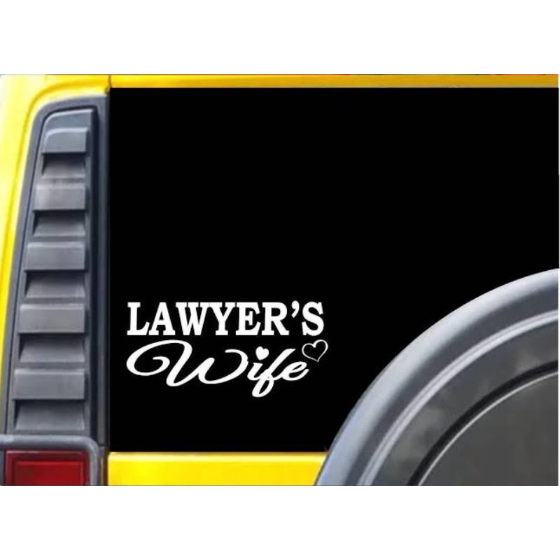 

Stiker Peradi Advokat/Lawyer's Wife Full Reflective