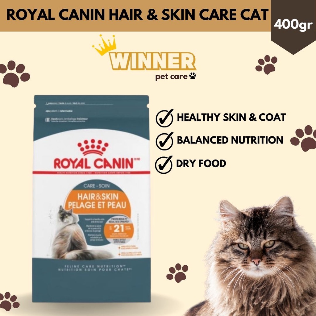 Royal Canin Hair and Skin Care Cat Food Freshpack 400gr