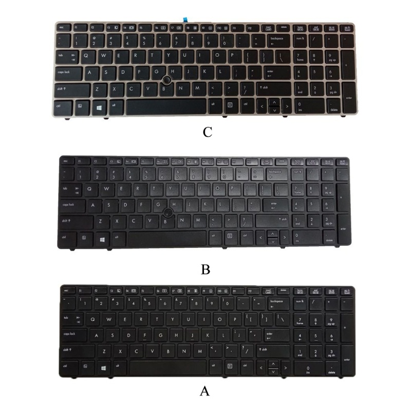 Btsg Untuk ProBook 6560B/EliteBook 8570P 8560P Keyboard Warna Hitam Keyboard US Inggris