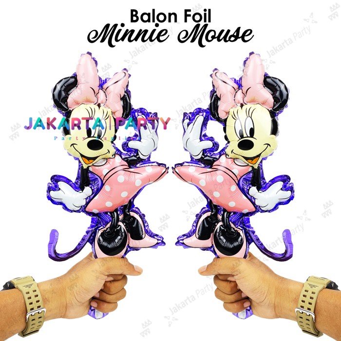 Balon Foil Minnie Mouse Mini #2 / Balon Foil Karakter Minnie