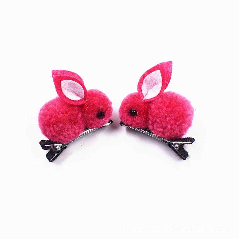 JEPITAN/PIN HAIR RAMBUT POMPOM KELINCI IMPORT