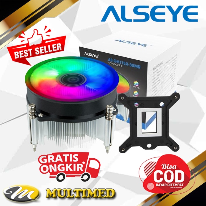 PROMO Fan Processor Gaming Intel Alseye RGB AS-GH115X-35MR