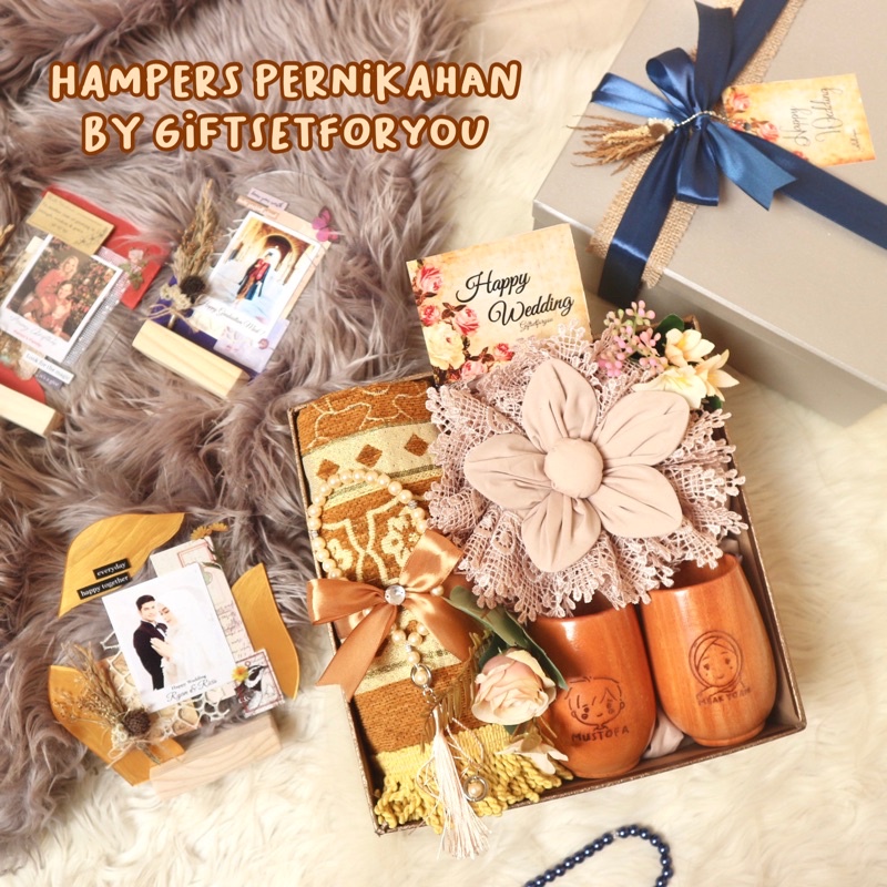 HAMPERS PERNIKAHAN ALAT SOLAT / MAHAR / SESERAHAN / KADO PERNIKAHAN / GIFT SET ULANG TAHUN / GIFT ANNIVERSARY