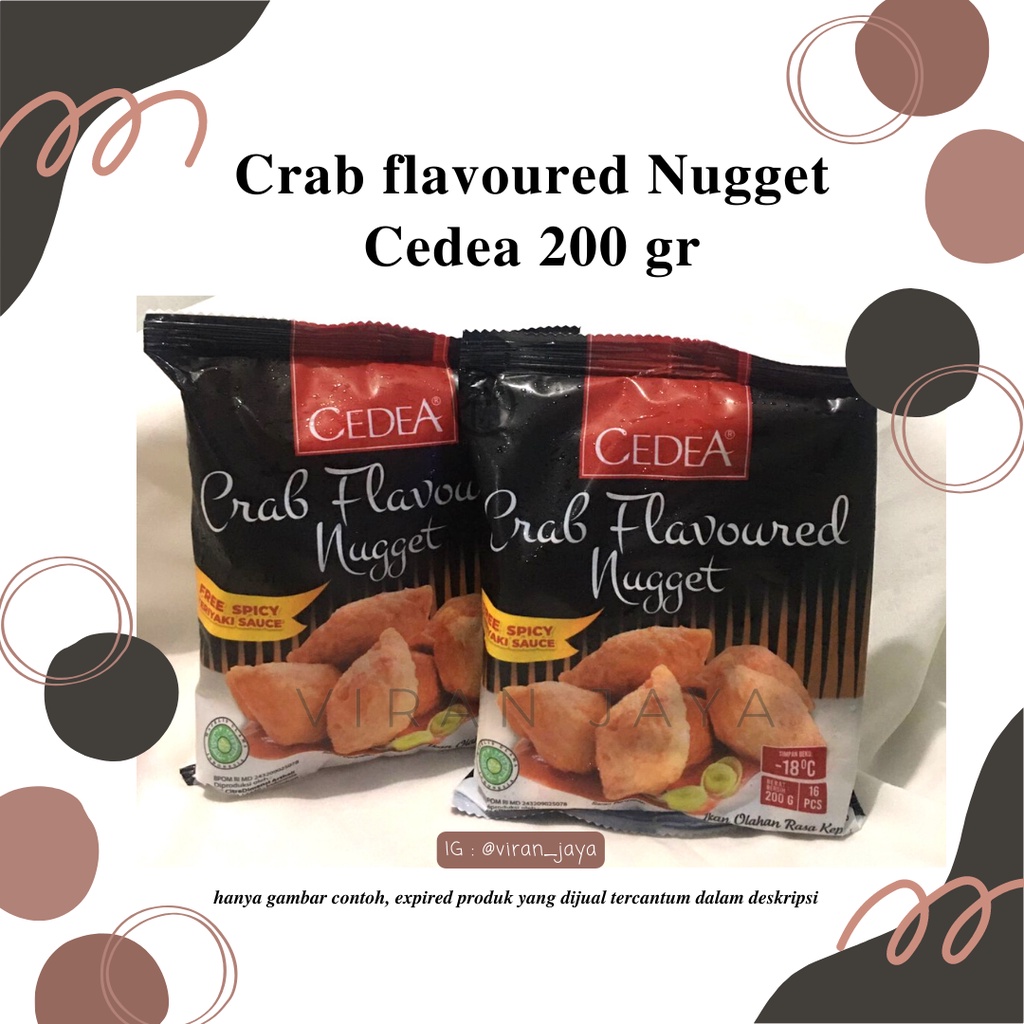 

Crab Flavoured Nugget Cedea 200 gr - Frozen Food