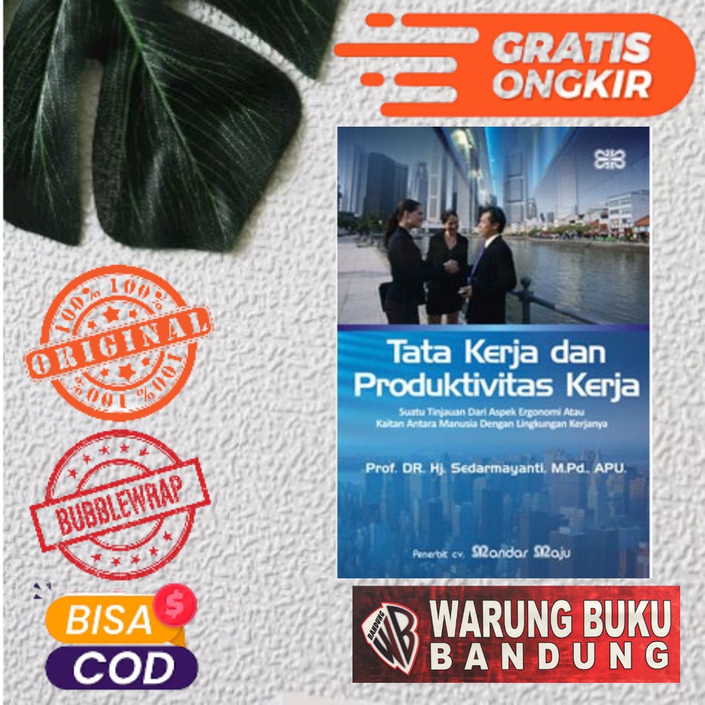 Jual Buku Tata Kerja Dan Produktivitas Kerja Sedarmayanti Shopee