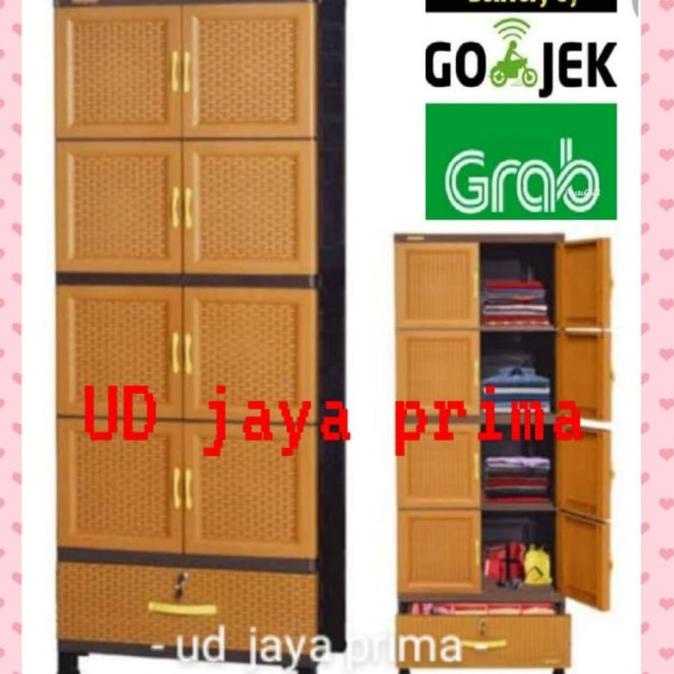 

lemari plastik napolly CRS-MU 48D stock ready