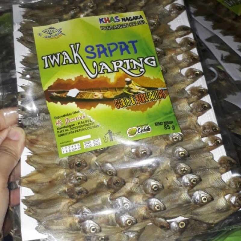 Ikan iwak kering karing asin sapat sepat kering karing asin sapat sepat khas banjarmasin banua