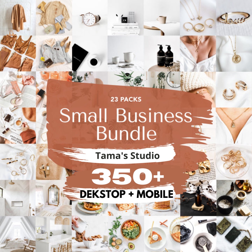 350+ Small Business Bundle Lightroom Preset 350+ 23 Packs Mobile IOS/Android &amp; Dekstop